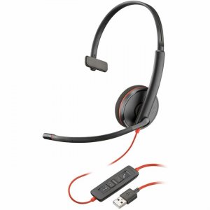 Poly Blackwire Monaural USB-A Headset TAA (Bulk) 8M3X3A6#ABA 3210