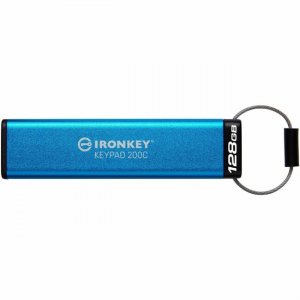 IronKey Keypad 200 128GB USB 3.2 (Gen 1) Type C Flash Drive IKKP200C/128GB