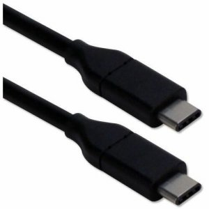 QVS 2-Meter USB-C to USB-C 3.2 5Gbps 60-Watts Sync & Power Cable CC2230C-2M