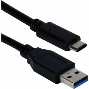 QVS 3-Meter USB-C to USB-A 3.2 5Gbps 60-Watts Sync & Power Cable CC2231A-3M
