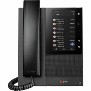 Poly Business Media Phone for Microsoft Teams and PoE-enabled GSA/TAA 849A4AA#ABA CCX 500