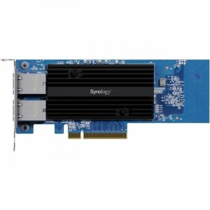 Synology Dual-port 10GbE 10GBASE-T Add-In Card For Synology Systems E10G30-T2