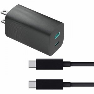 4XEM 45W 6FT USB-C to USB-C Laptop GaN Charging Kit - Black 4X45WCHRGKIT6B