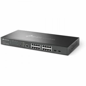 TP-LINK Omada 16-Port 2.5G and 2-Port 10GE SFP+ L2+ Managed Switch with 8 Port PoE+ SG3218XP