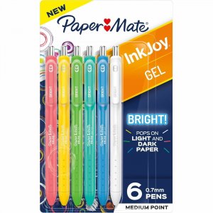 Paper Mate Inkjoy Gel Bright! Pens, Medium Point (0.7mm) 2173765 PAP2173765