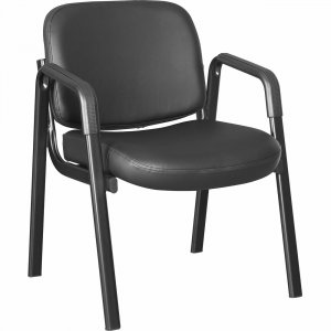 Lorell Deluxe Leather 4-Leg Guest Chair 84594 LLR84594