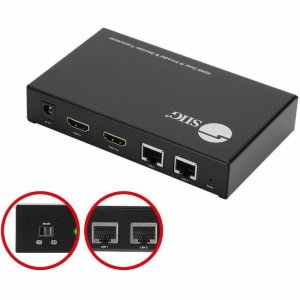 SIIG HDMI Over IP Encoder & Decoder Transceiver CE-H27P11-S1