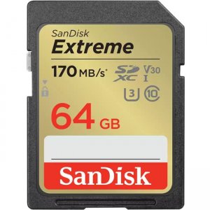 SanDisk Extreme SD UHS-I Card SDSDXV2-064G-GNCIN