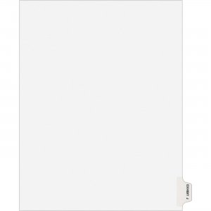 Avery Individual Legal Exhibit Dividers - Avery Style 1380 AVE01380