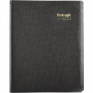 Blueline Recycled Ecologix Weekly Planners CB425W.BLK REDCB425WBLK