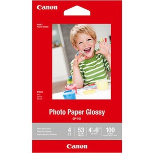 Canon Glossy Photo Paper - - 4x6 (100 Sheets) 1433C001 GP-701
