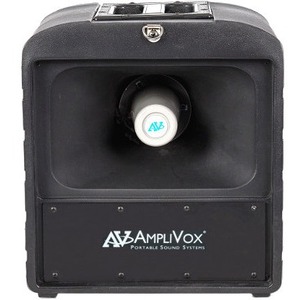 AmpliVox Mega Hailer PA with Wireless Handheld Microphone SW685