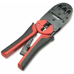 Manhattan Universal Modular Plug Crimping Tool, For RJ45, RJ12 and RJ11 modular plugs 211048