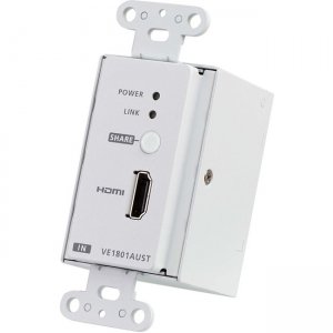 Aten HDMI HDBaseT-Lite Transmitter with US Wall Plate / PoH VE1801AUST