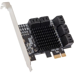 IO Crest 10 Port SATA III to PCIe 3.0 x1 NON-RAID Expansion Card SY-PEX40167