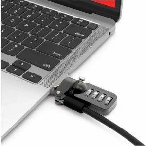 MacLocks MacBook Air Ledge Lock Adapter With Combination Lock MBALDG03CL