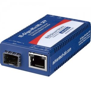 Advantech 10/100/1000Mbps Miniature Media Converter with LFPT IMC-370-SFP-PS-B