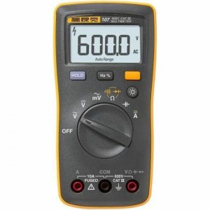 Fluke Palm-sized, CAT III Digital Multimeter FLUKE-107 ESP 107