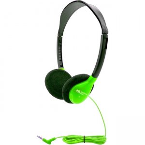 Hamilton Buhl Personal On-Ear Stereo Headphone, GREEN - 200 Pack HA2GRN-200