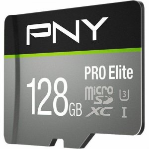PNY PRO Elite Class 10 U3 microSD Flash Memory Card P-SDUX128U395PRO-GE