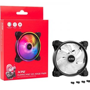 XPG Hurricane 120 ARGB PWM Fan 75261025 HURRICANE120ARGBPWM-BKCWW