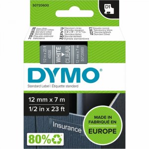 DYMO D1 Self Adhesive Tape Cassette S0720600 DYMS0720600 45020