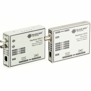 Black Box Media Converter Kit, 10Base2 Coax to 10Base-FL LMC211A-KIT