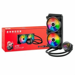 XPG LEVANTE X 240 All-in-One CPU Liquid Cooler 15260175 LEVANTEX240-BKCWW