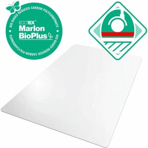 Ecotex Marlon BioPlus® Eco Friendly Carbon Neutral Chair Mat for Hard Floors - 35" x 47" NCCMFLBS0002 FLRNCCMFLBS0002