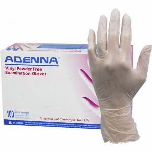 Adenna Vinyl Powder Free Exam Gloves VPF235 HOSVPF235