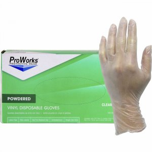 ProWorks Vinyl Powdered Industrial Gloves GLV103PX HOSGLV103PX