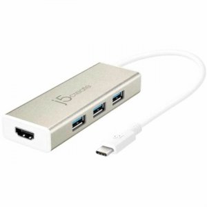 j5create USB-C 3.1 3-Port USB 3.0 Hub & 4K HDMI JCH451