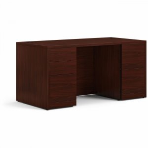 HON 10500 Series Mahogany Laminate Office Desking 105892NN HON105892NN