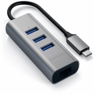 Satechi Type-C 2-in-1 USB Hub with Ethernet ST-TC2N1USB31AM