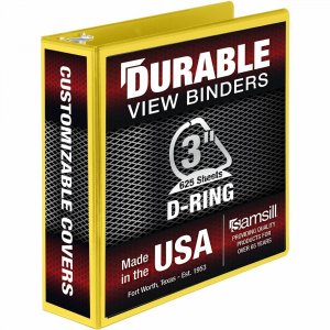 Samsill Durable Three-Ring View Binder 16481 SAM16481