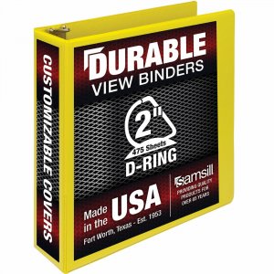 Samsill Durable Three-Ring View Binder 16461 SAM16461