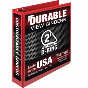 Samsill Durable Three-Ring View Binder 16463 SAM16463