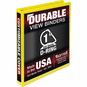 Samsill Durable Three-Ring View Binder 16431 SAM16431