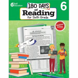 Shell Education 180 Days of Reading for Sixth Grade, 2nd Edition 135048 SHL135048