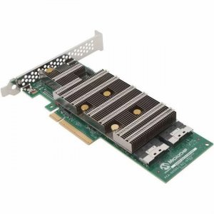 Microchip 24G SAS/SATA/NVMe PCIe Gen 4 RAID Adapter 3254C16IX2S 3254-16i /e