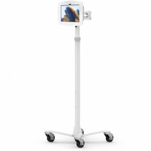 MacLocks Galaxy Tab A8 10.5" Space Medical Rolling Cart Extended Plus Hub MCRSTDEXW105GA8SWH01