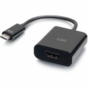 C2G USB-C to HDMI Audio/Video Adapter Converter - 4K 60Hz - Black C2G26935