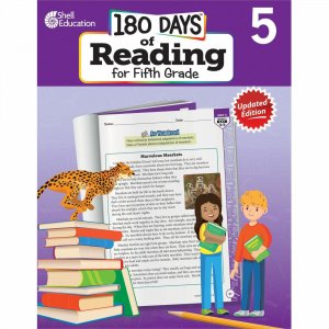 Shell Education 180 Days of Reading for Fifth Grade, 2nd Edition 135047 SHL135047