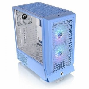 Thermaltake Mid Tower Chassis CA-1Y2-00MFWN-00 Ceres 330 TG ARGB Hydrangea Blue