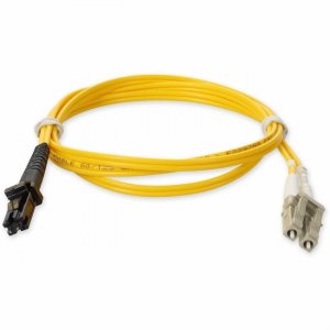 AddOn Fiber Optic Duplex Patch Network Cable ADD-LC-MTRJ-4M5OM4-YW-TAA