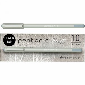 Pen-Tab Frosted Barrel Ballpoint Pens PEN13086 PNTPEN13086