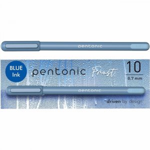 Pen-Tab Frosted Barrel Ballpoint Pens PEN13085 PNTPEN13085