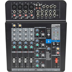 Samson MixPad - Compact, 12-Channel Analog Stereo Mixer with Effects and USB SAMXP124FX MXP124FX