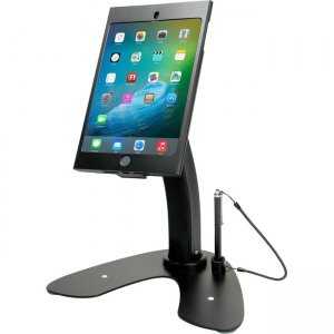 CTA Digital Dual Security Kiosk Stand W/ Locking Case for iPad mini 1-4 (Black) PAD-ASKMB