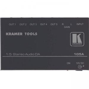 Kramer Stereo Audio Distribution Amplifier 90-010590 105A